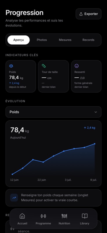 Koru — Progress